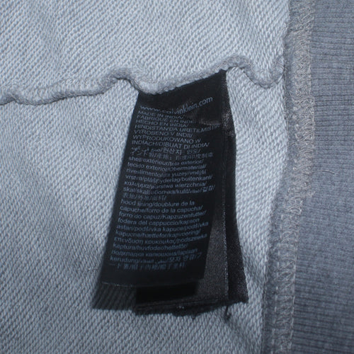 Calvin Klein Jeans Men's Grey Pullover Hoodie Size M