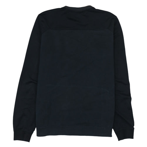 Nike Men's Black Medium Crew Neck Pullover Sweatshirt with Logo