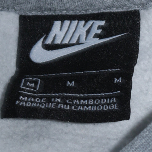 Nike Men's Grey Crew Neck Pullover Sweatshirt Size M