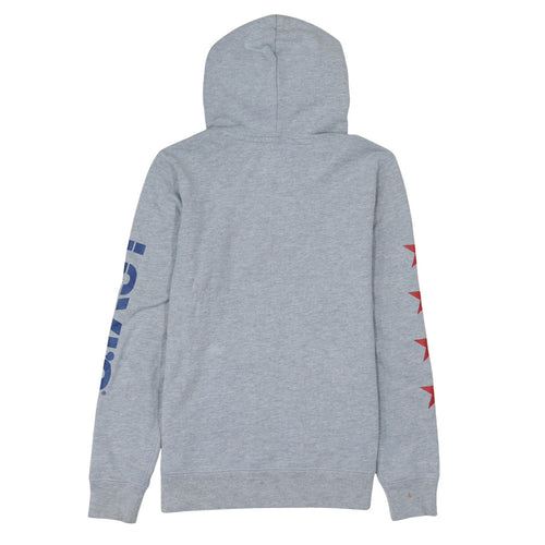Levi's Boys Grey Pullover Hoodie 14 Years Hooded Graphic Print Sweatshirt