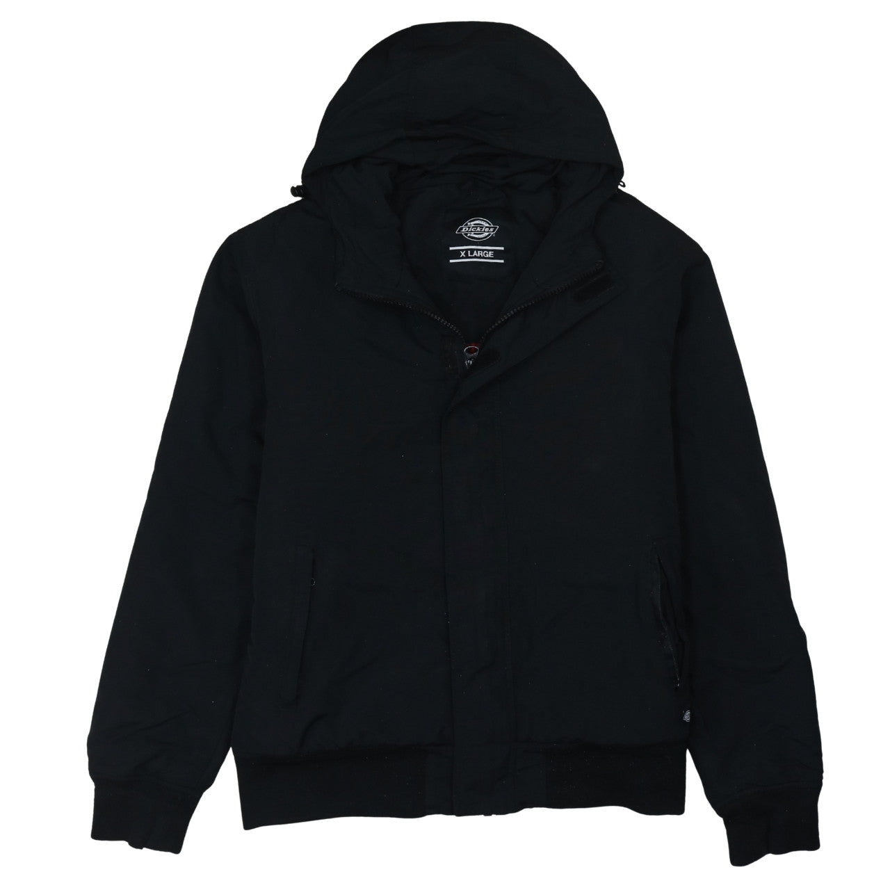 Dickies Men's Black XL Hooded Bomber Jacket Workwear Coat
