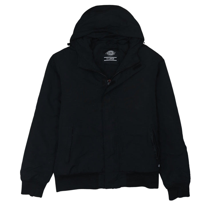 Dickies Men's Black XL Hooded Bomber Jacket Workwear Coat
