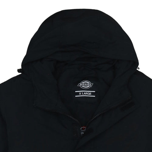 Dickies Men's Black XL Hooded Bomber Jacket Workwear Coat