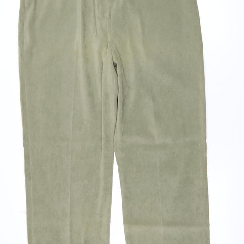 George Women’s Green Straight Leg Trousers Size 18 Polyester Blend