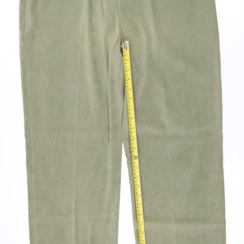 George Women’s Green Straight Leg Trousers Size 18 Polyester Blend