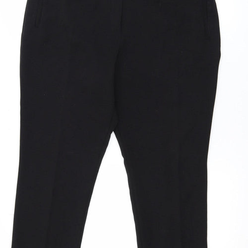 Marks and Spencer Women's Black Ankle Slim Trousers Size 16