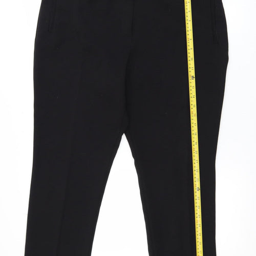 Marks and Spencer Women's Black Ankle Slim Trousers Size 16