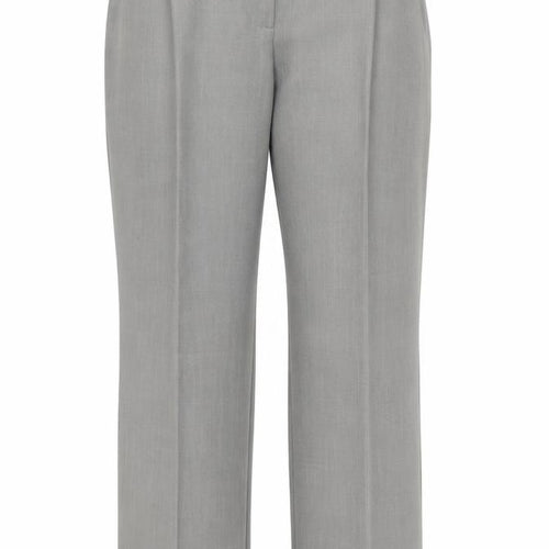 Sarah Hamilton Women’s Grey Size 12 Straight Pleated Trousers