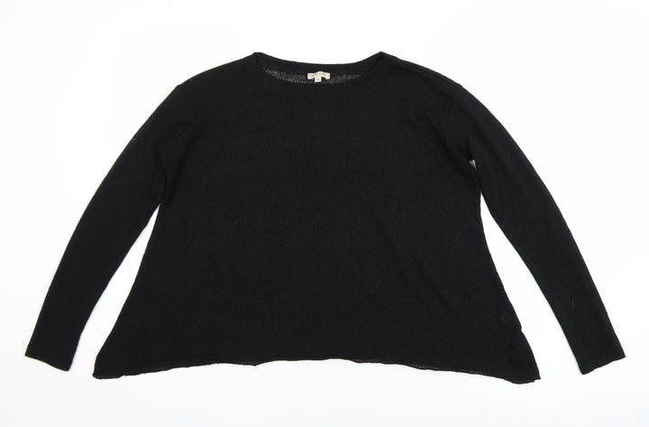 River Island Women’s Black Size 10 Crew Neck Long Sleeve Jumper