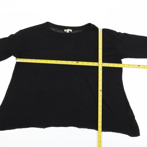 River Island Women’s Black Size 10 Crew Neck Long Sleeve Jumper