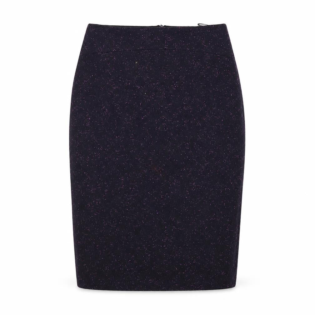 Jaeger Women Black Wool Cashmere Pencil Skirt Size 10 Lined