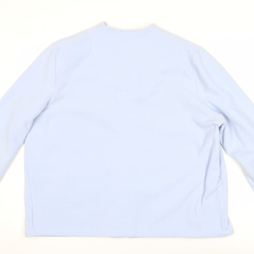 Marks and Spencer Women Blue Fleece Zip Jacket Size 16-18