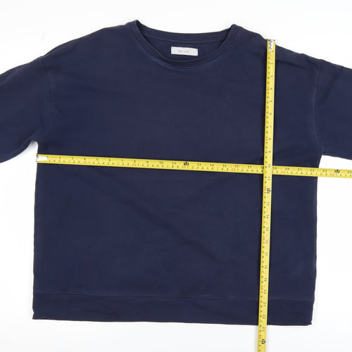 Marks and Spencer Men’s Blue Regular Fit Cotton Sweatshirt Size L