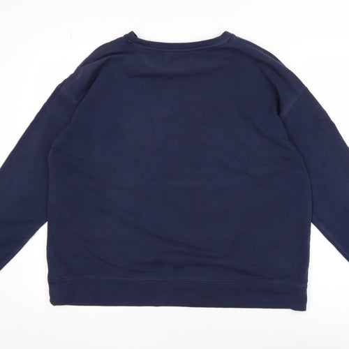 Marks and Spencer Men’s Blue Regular Fit Cotton Sweatshirt Size L