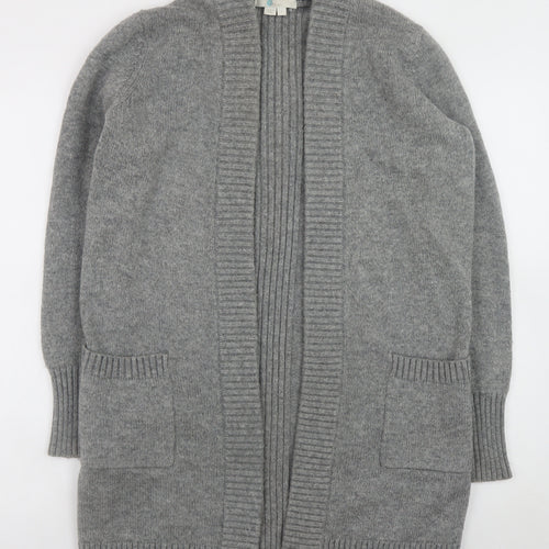Boden Women's Grey Wool Blend Long Cardigan Size S