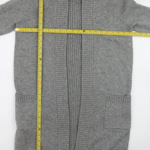 Boden Women's Grey Wool Blend Long Cardigan Size S
