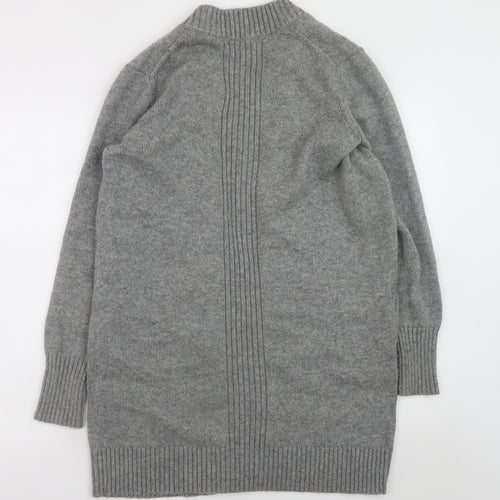 Boden Women's Grey Wool Blend Long Cardigan Size S