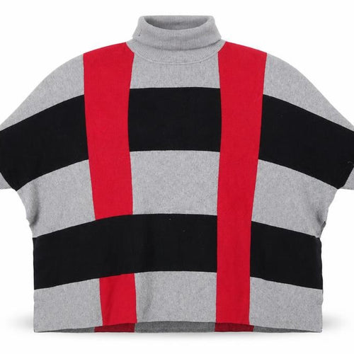 Roman Women’s Multicoloured Roll Neck Geometric Knit Jumper One Size