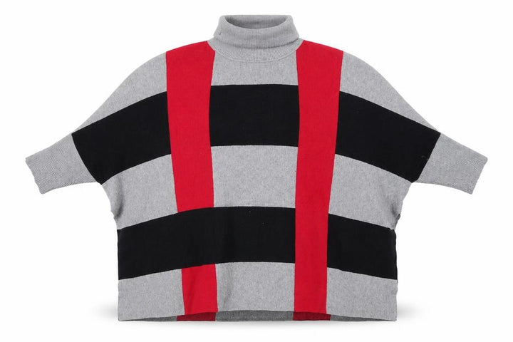 Roman Women’s Multicoloured Roll Neck Geometric Knit Jumper One Size