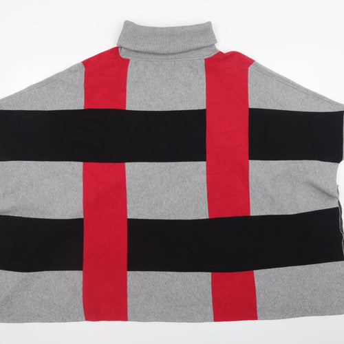 Roman Women’s Multicoloured Roll Neck Geometric Knit Jumper One Size