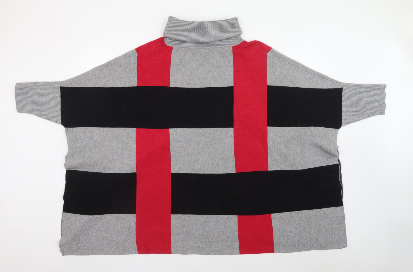Roman Women’s Multicoloured Roll Neck Geometric Knit Jumper One Size