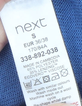 Next Women’s Blue Embroidered Strawberry Knit T-Shirt Size S