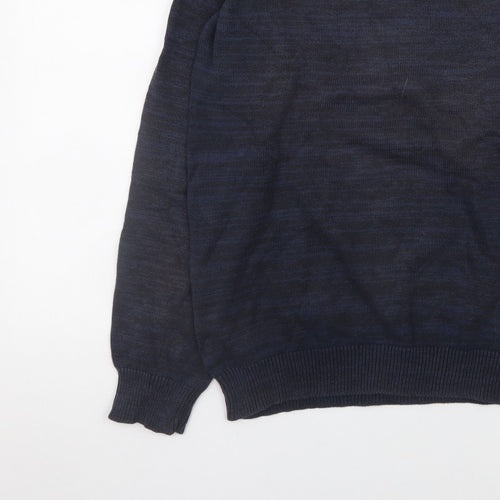 PRODUKT Men's Blue XL Crew Neck Pullover Jumper