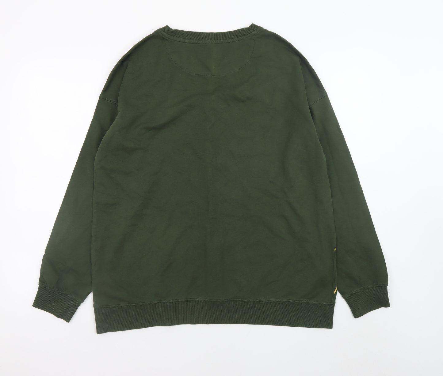 Next Men’s Green Graphic Print Cotton Sweatshirt Size L