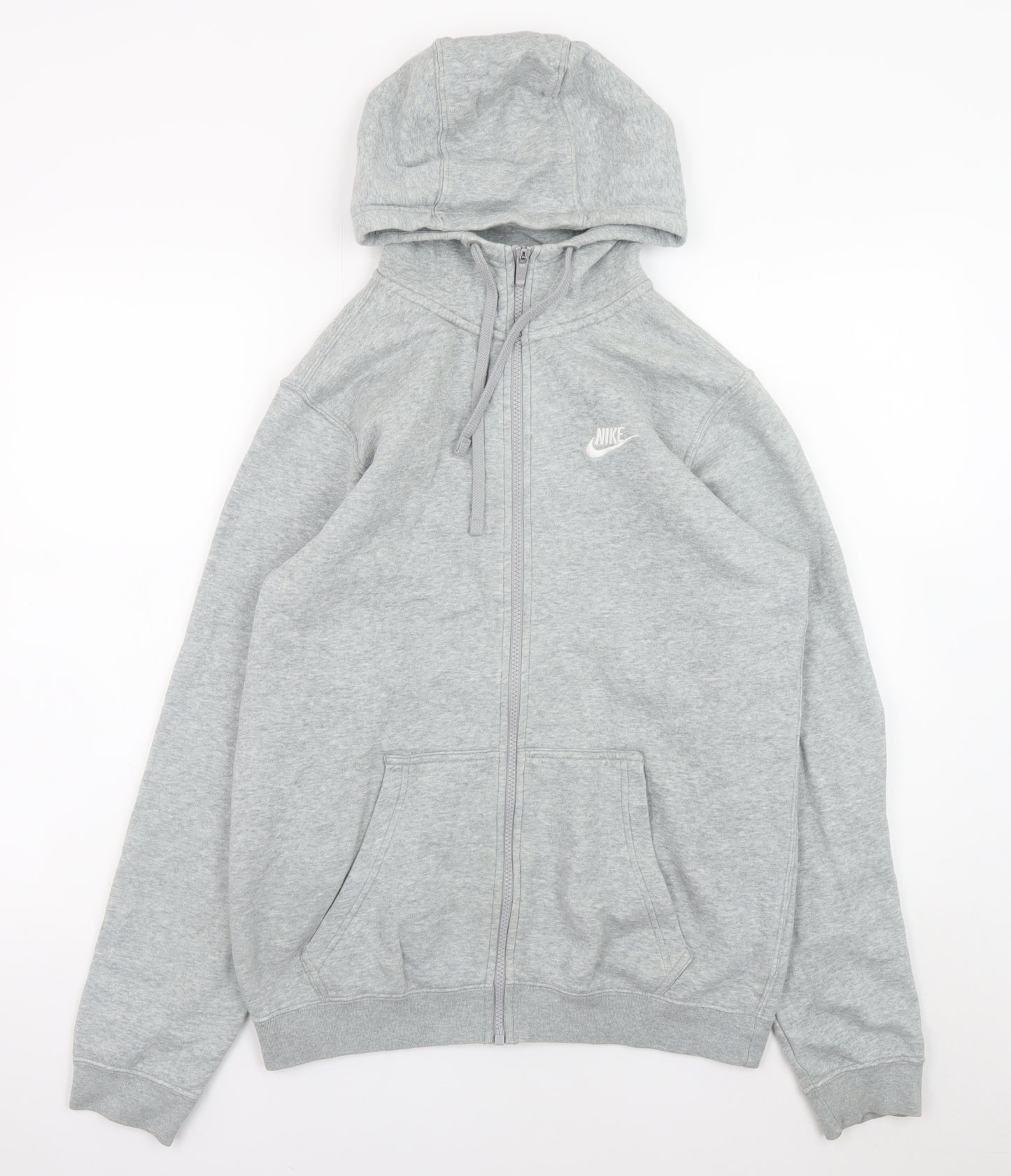 Nike Men's Grey Full Zip Hoodie Size S Regular Fit