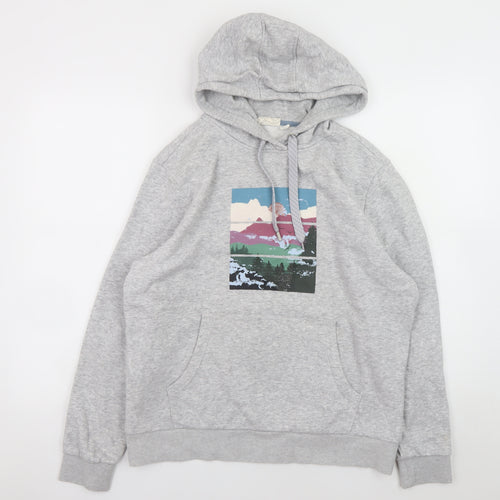 Mountain Warehouse Women’s Grey Hooded Pullover Sweatshirt UK 12
