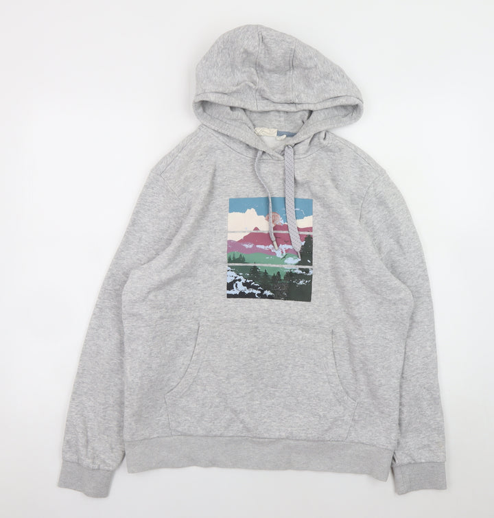 Mountain Warehouse Women’s Grey Hooded Pullover Sweatshirt UK 12