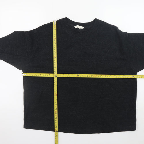 Marks and Spencer Women’s Black Cotton Pullover Jumper Size 18