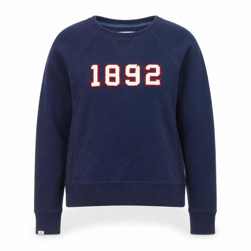 Abercrombie & Fitch Women’s Navy Blue 1892 Sweatshirt Size M Cotton Blend
