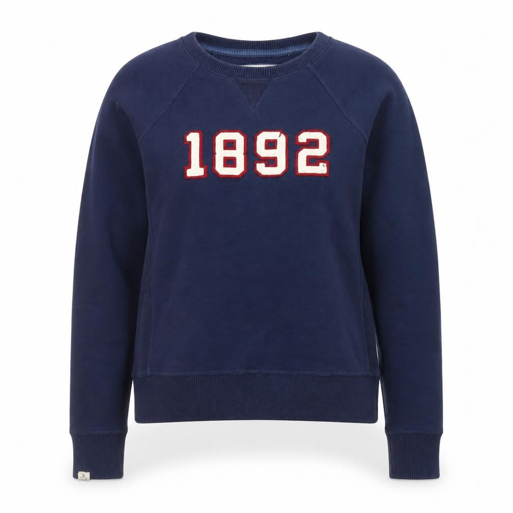 Abercrombie & Fitch Women’s Navy Blue 1892 Sweatshirt Size M Cotton Blend