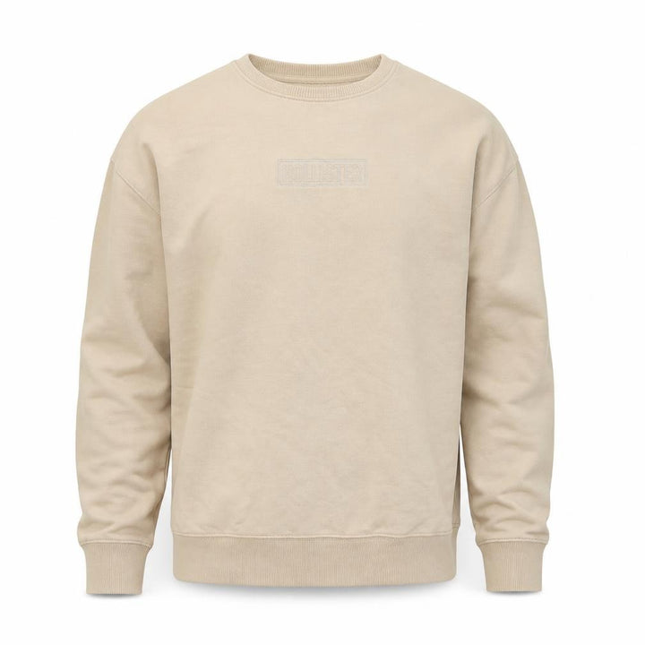 Hollister Men's Beige Pullover Sweatshirt Size L Crew Neck