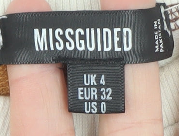 Missguided Women’s Multicoloured Patchwork Shift Dress Size 4