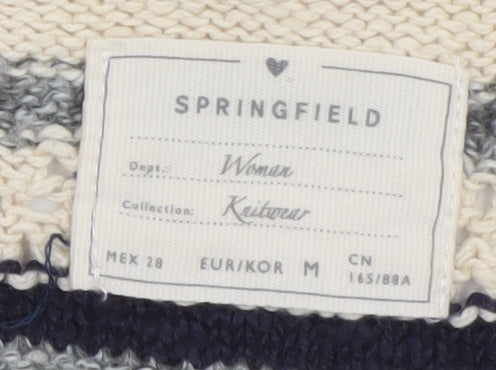 Springfield Women Multicoloured Fair Isle Knit Jumper Size 12