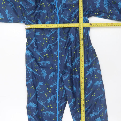 Mountain Warehouse Boys Blue Dinosaur Waterproof Rain Suit 2-3 Years