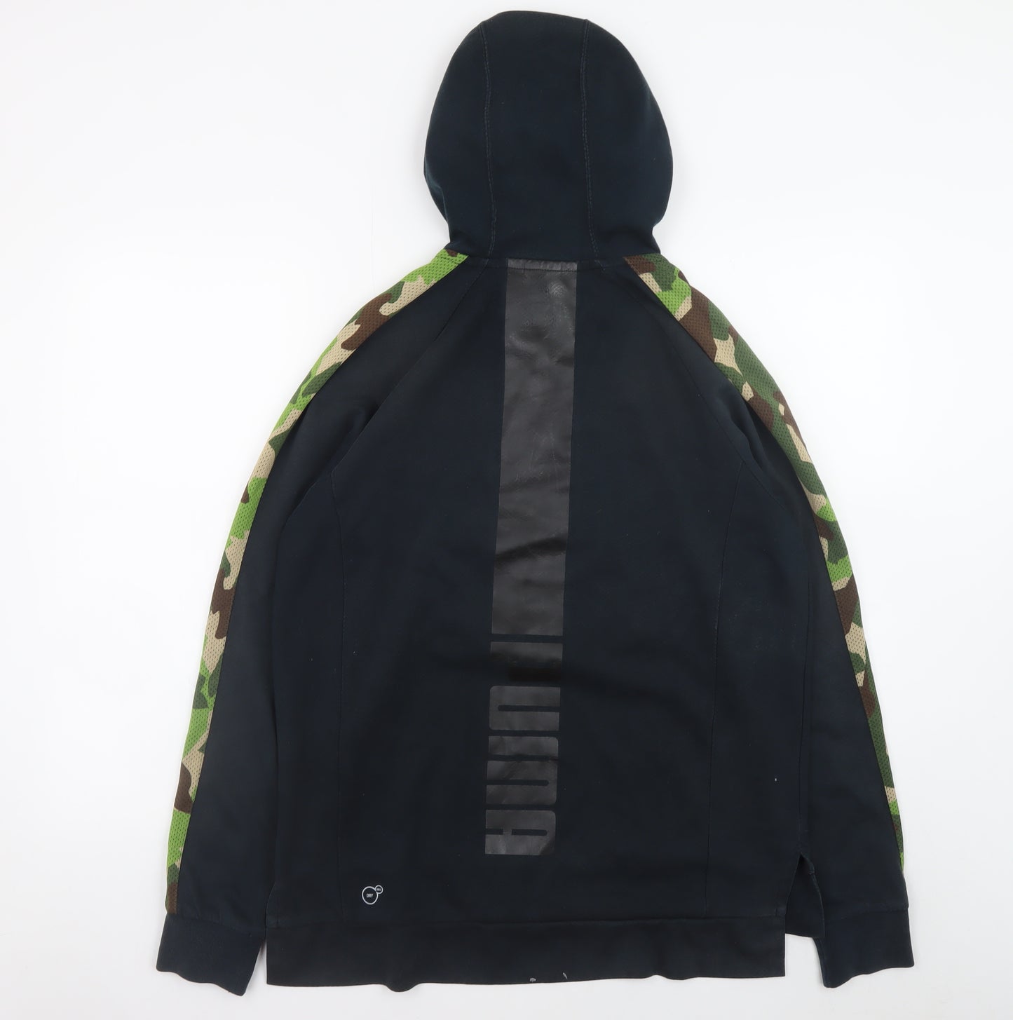 Puma Men's Black Camouflage 1/2 Zip Hoodie Size M