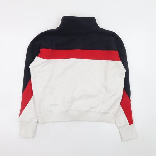 Superdry Women Multicoloured 1/2 Zip Fleece Jacket Size 12