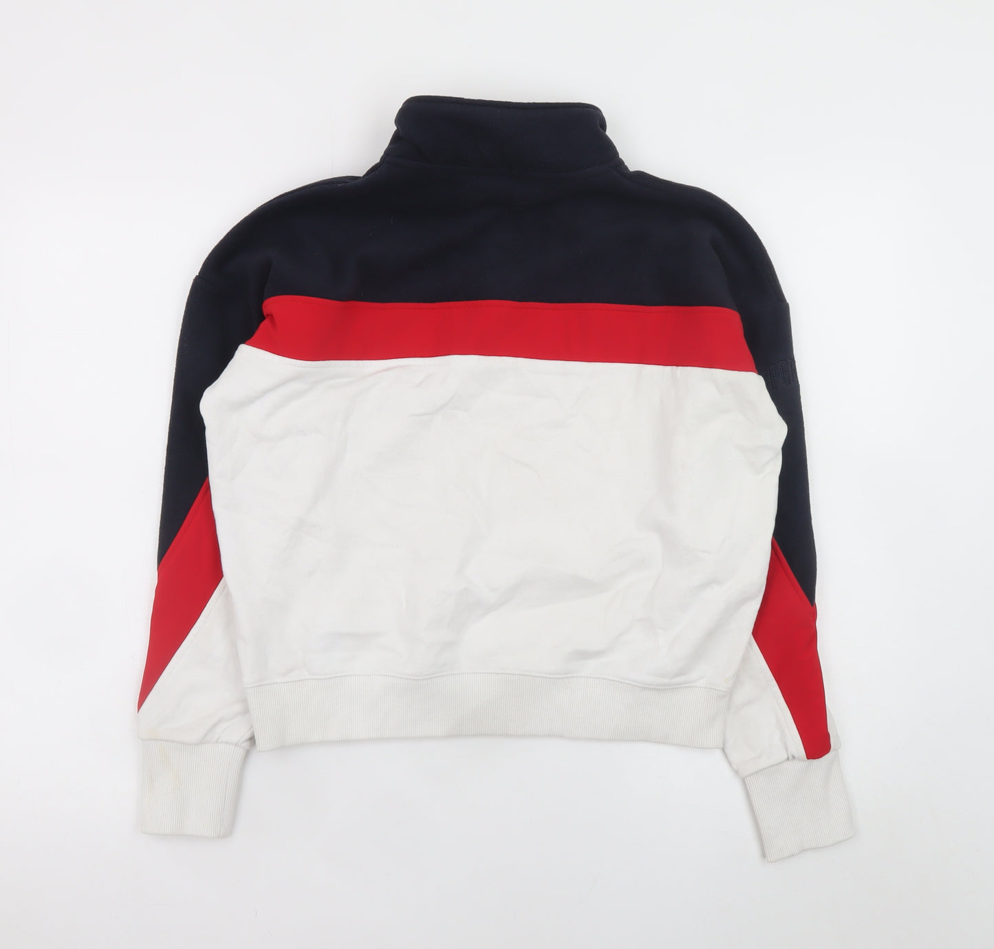 Superdry Women Multicoloured 1/2 Zip Fleece Jacket Size 12