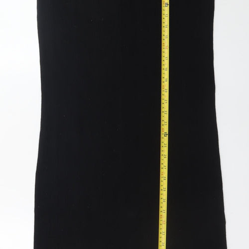 Marks and Spencer Women Black Size 16 Knit Bodycon Midi Dress