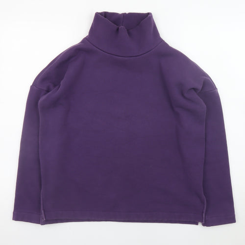 Next Women's Purple High Neck Pullover Sweatshirt Size 10