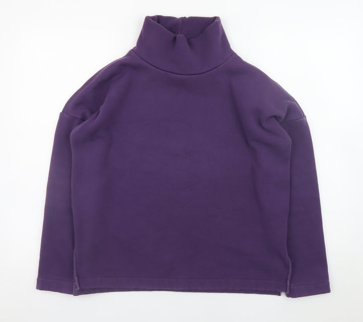 Next Women's Purple High Neck Pullover Sweatshirt Size 10