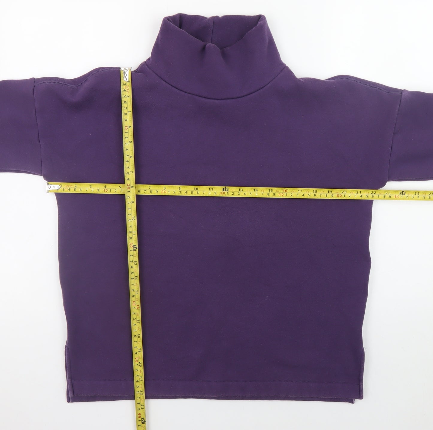 Next Women's Purple High Neck Pullover Sweatshirt Size 10