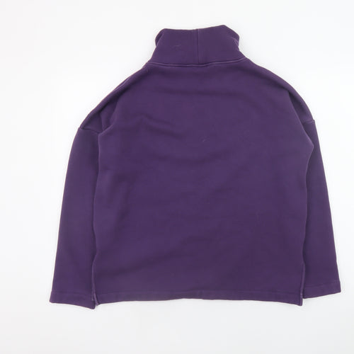 Next Women's Purple High Neck Pullover Sweatshirt Size 10