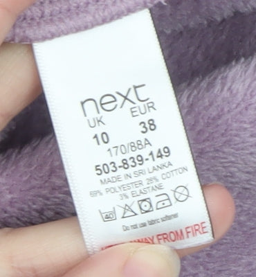 Next Women's Purple High Neck Pullover Sweatshirt Size 10