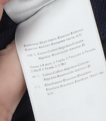 Chevignon Men's Blue Crew Neck Cotton Sweatshirt Size M