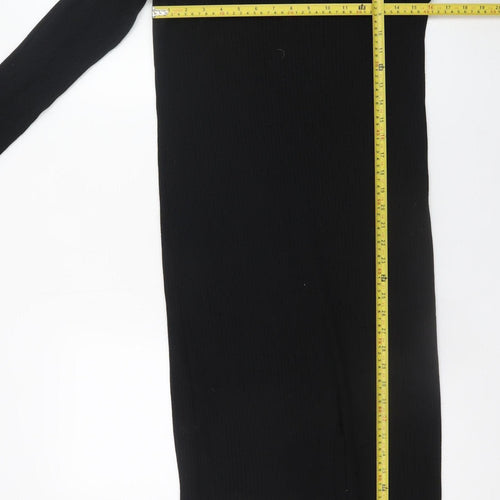 New Look Women Black Size 18 Bodycon Midi Knit Dress