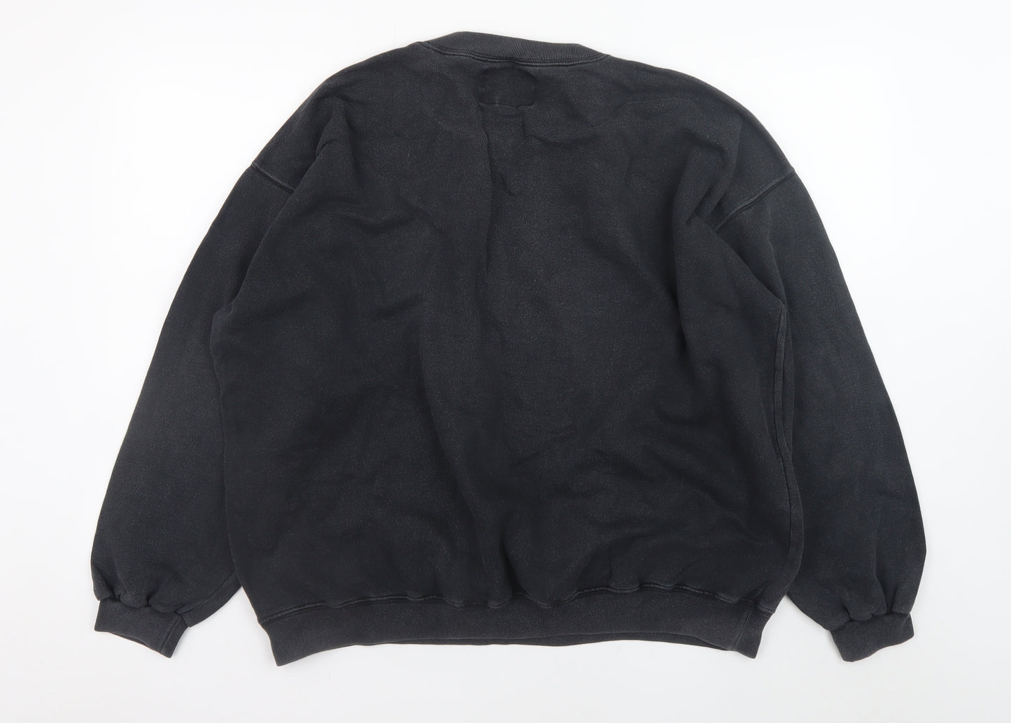 Cotton Traders Men's Black XL Crew Neck Pullover Sweatshirt